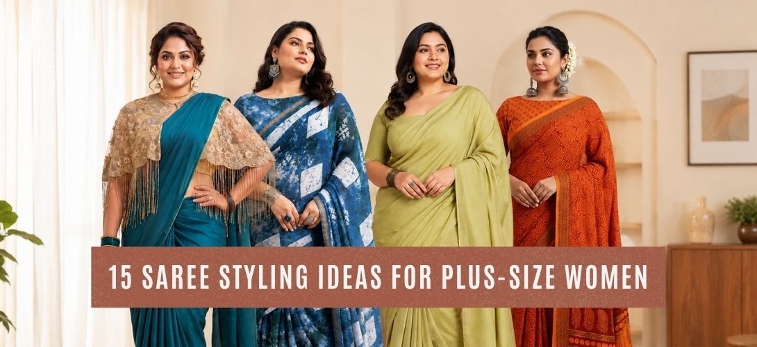How to Wear Saree for Plus Size Women