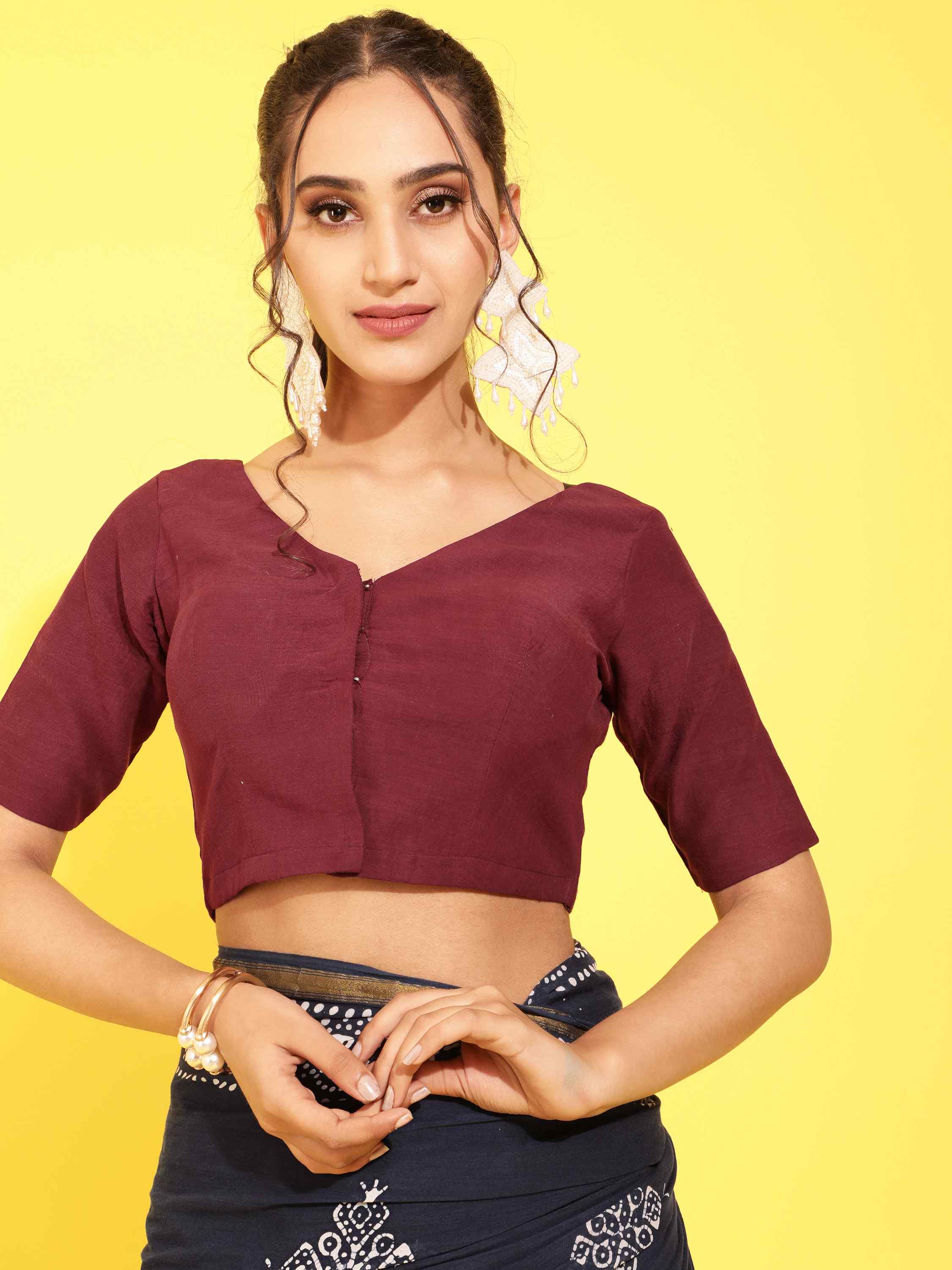 VISCOSE MUL LIVA BATIK PRINTED SAREE