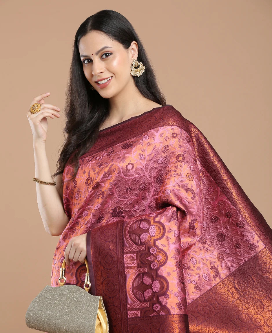 MERRY GOLD SILK SAREE