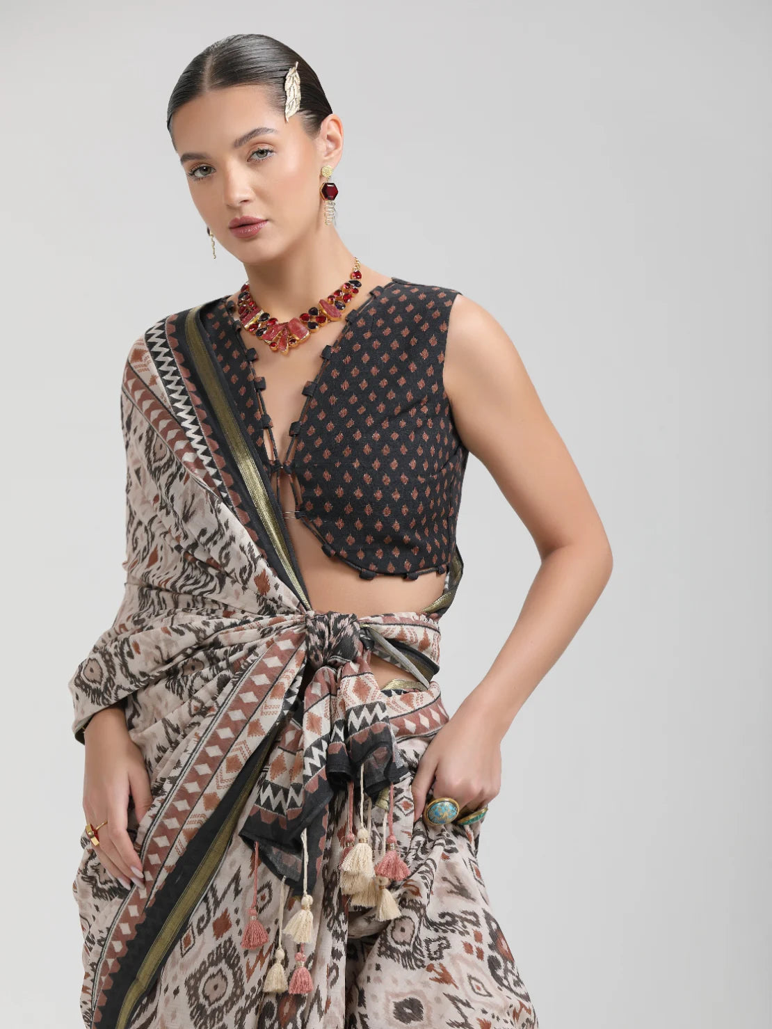 VISCOSE MUL LIVA DIGITAL PRINTED SAREE