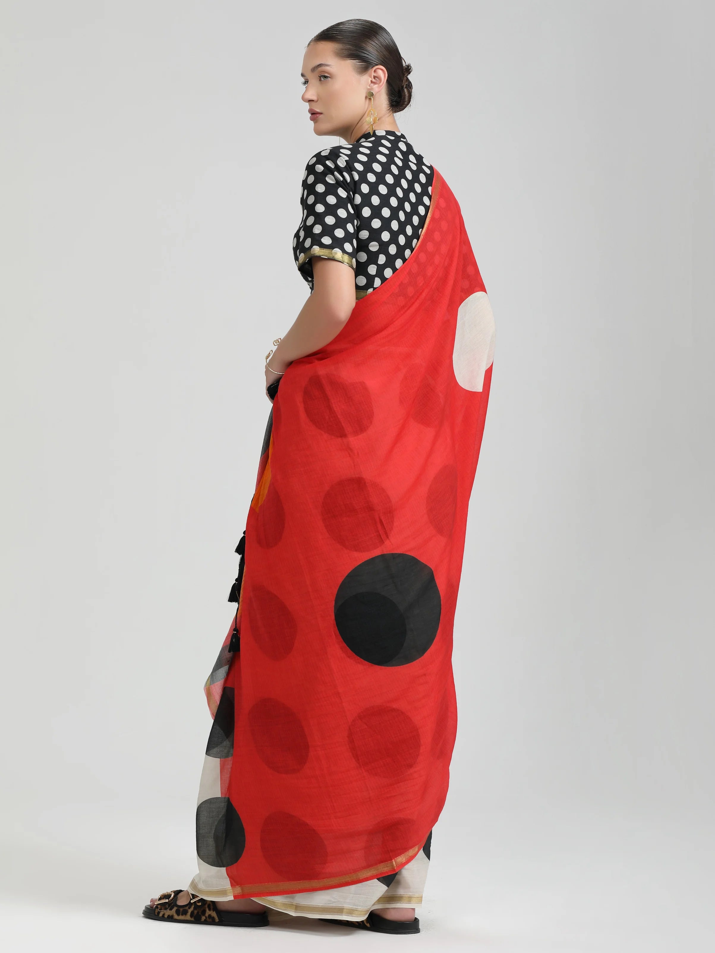 VISCOSE MUL LIVA DIGITAL PRINTED SAREE