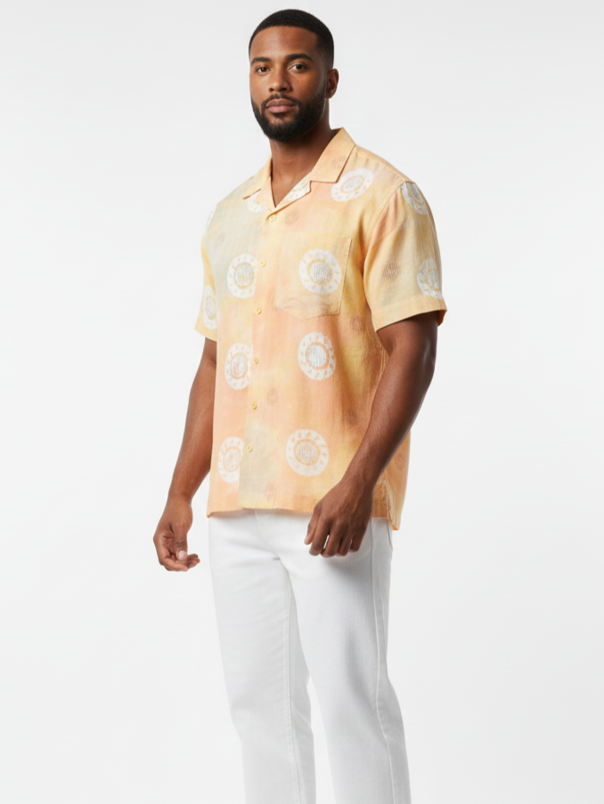 CLASSIC COTTON BATIK MULTI COLOR MENS RELAXFIT SHIRT