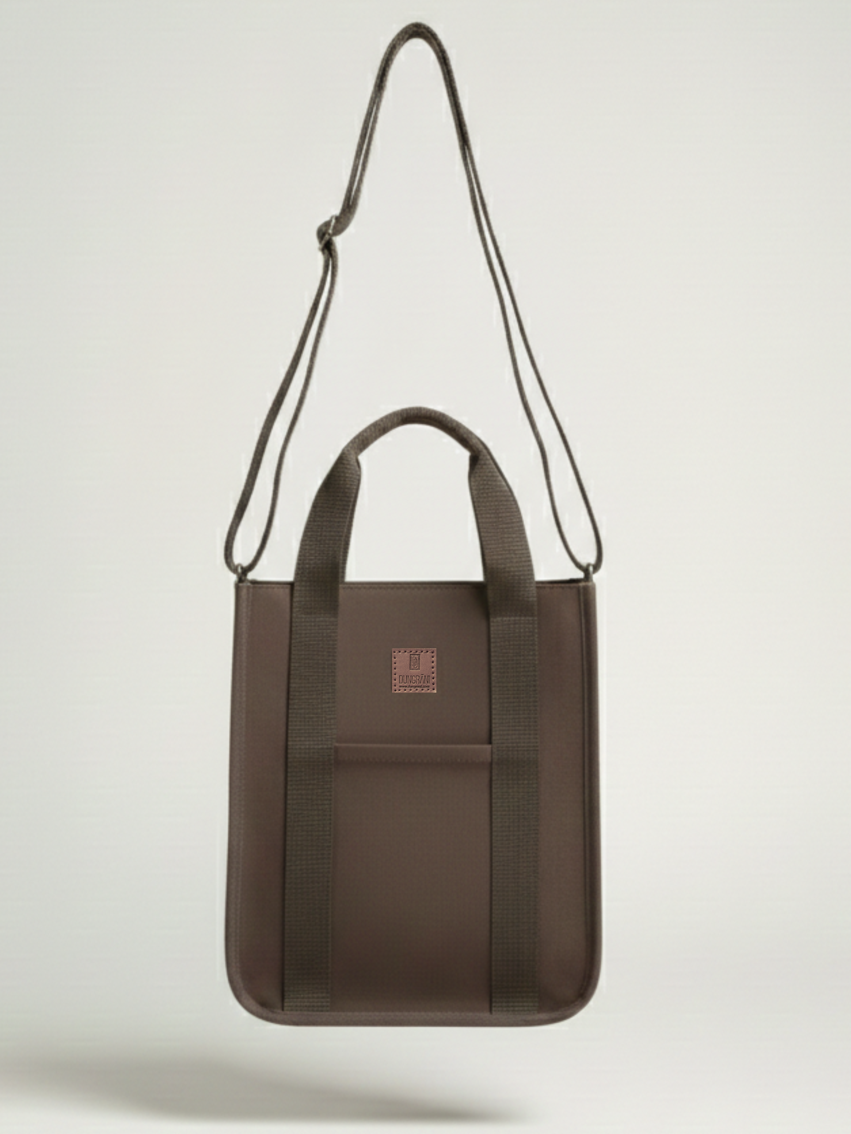 BROWN LARGE CLASSIC CANVAS TOTE BAG