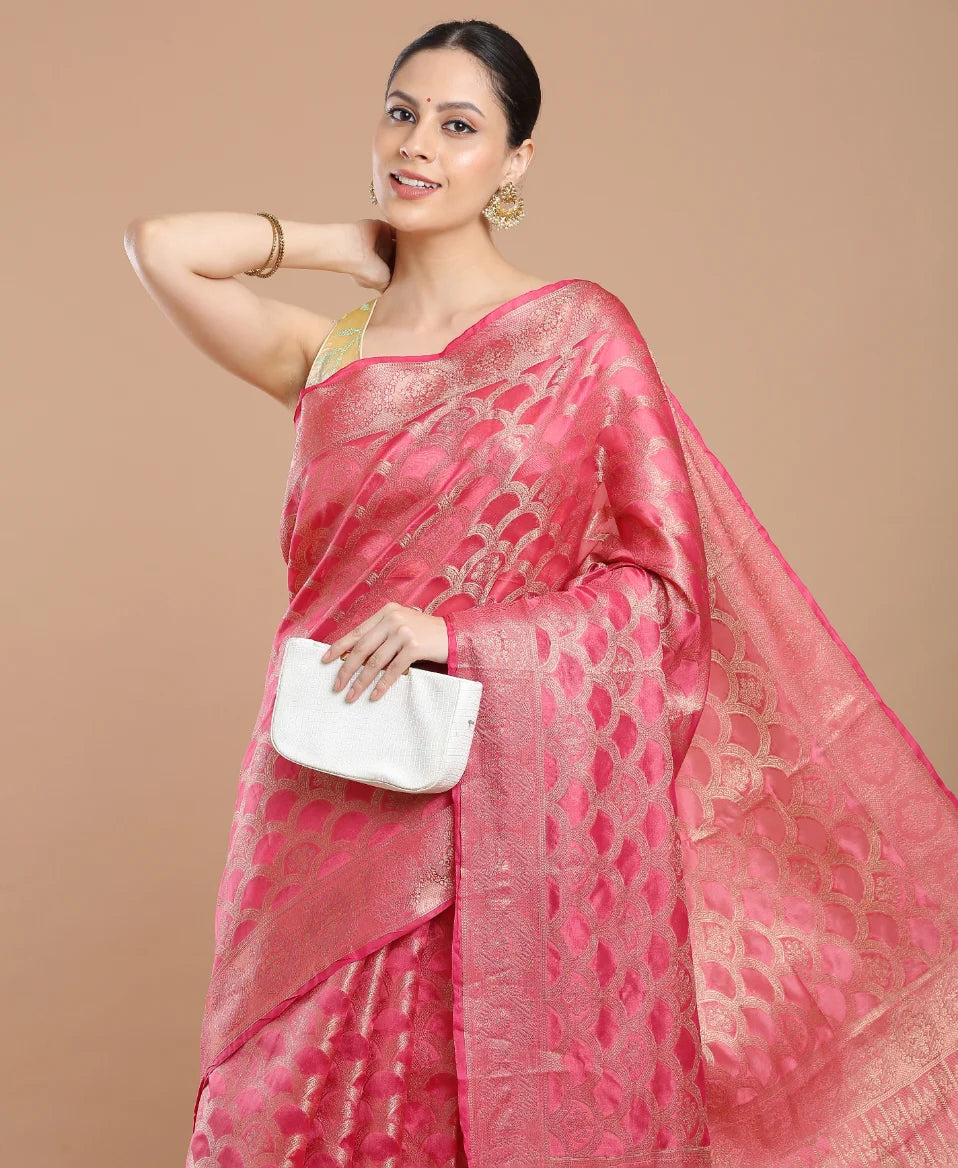 DAMASK SILK SAREE