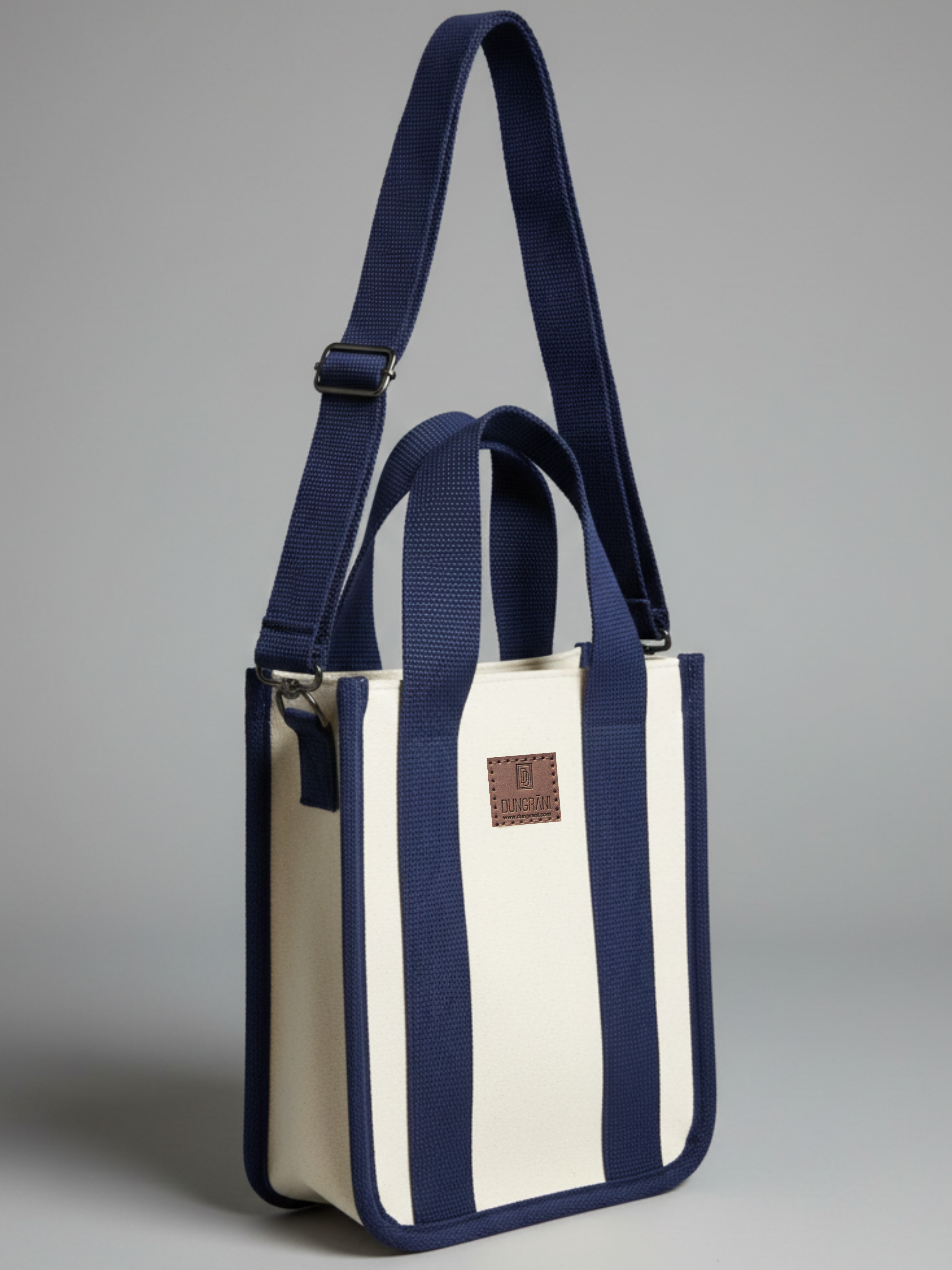 NATURAL BEIGE MINI CLASSIC CANVAS TOTE BAG