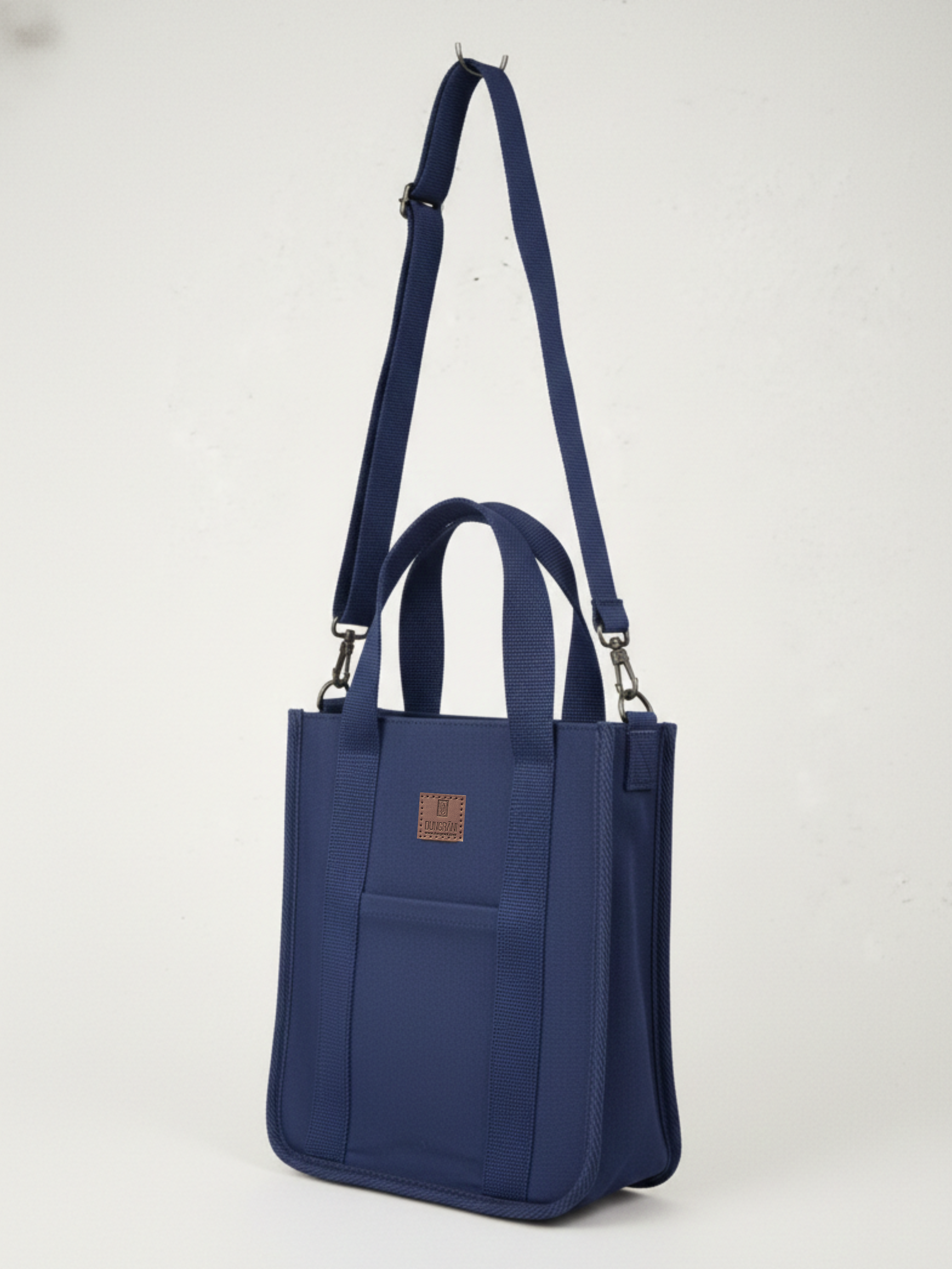 NAVY BLUE LARGE CLASSIC CANVAS TOTE BAG