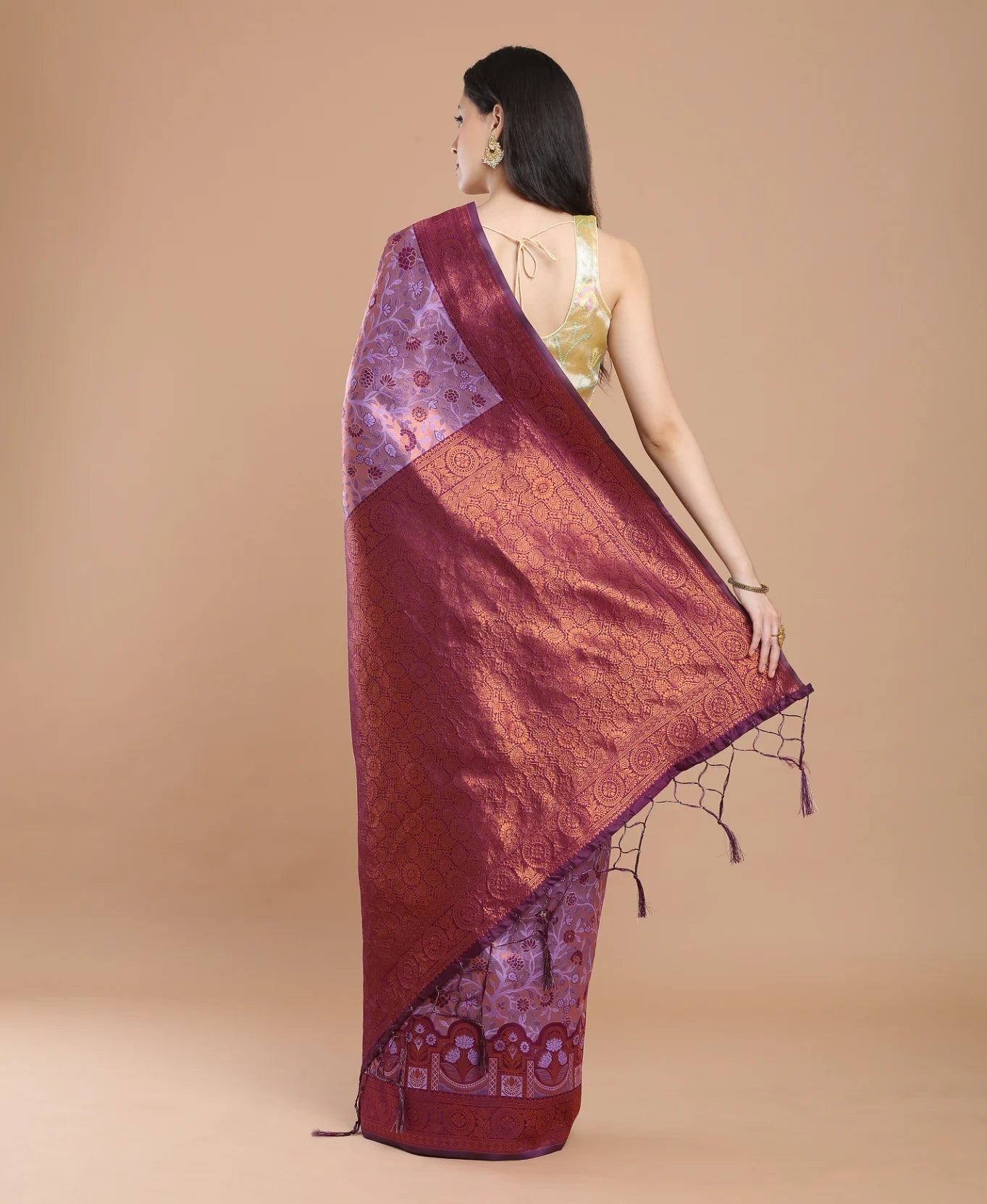 MERRY GOLD SILK SAREE