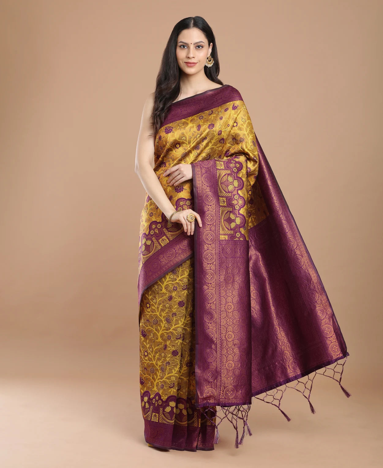 MERRY GOLD SILK SAREE