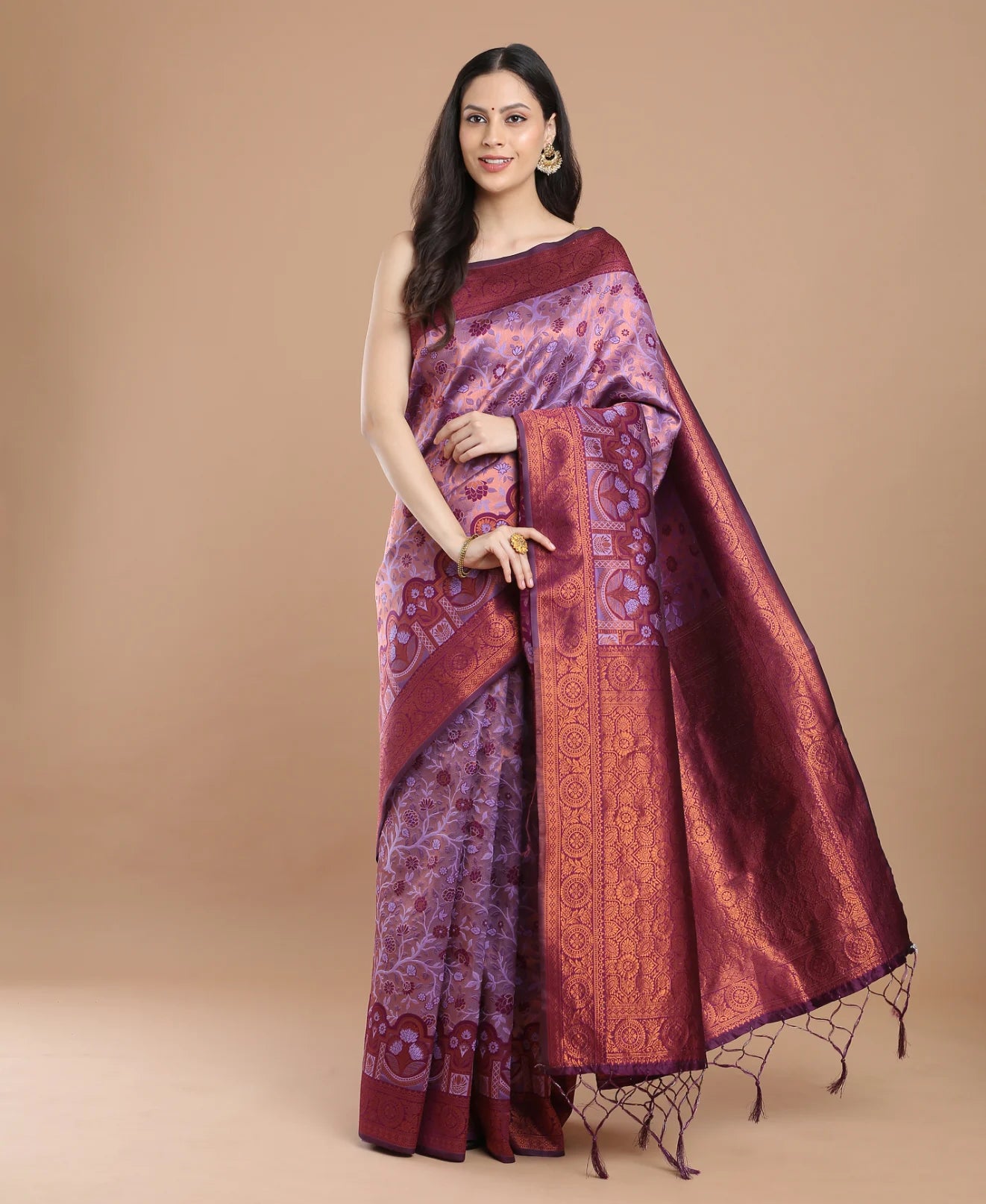 MERRY GOLD SILK SAREE