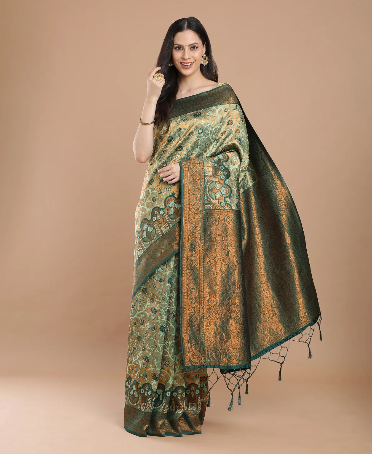 MERRY GOLD SILK SAREE
