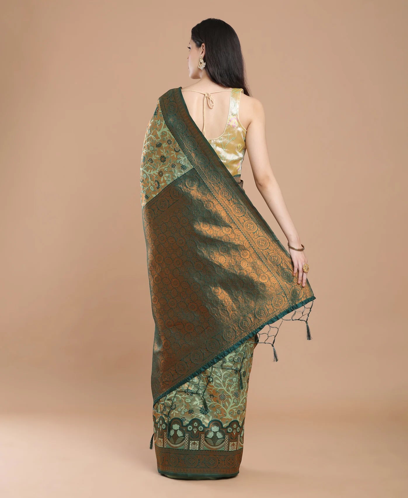 MERRY GOLD SILK SAREE