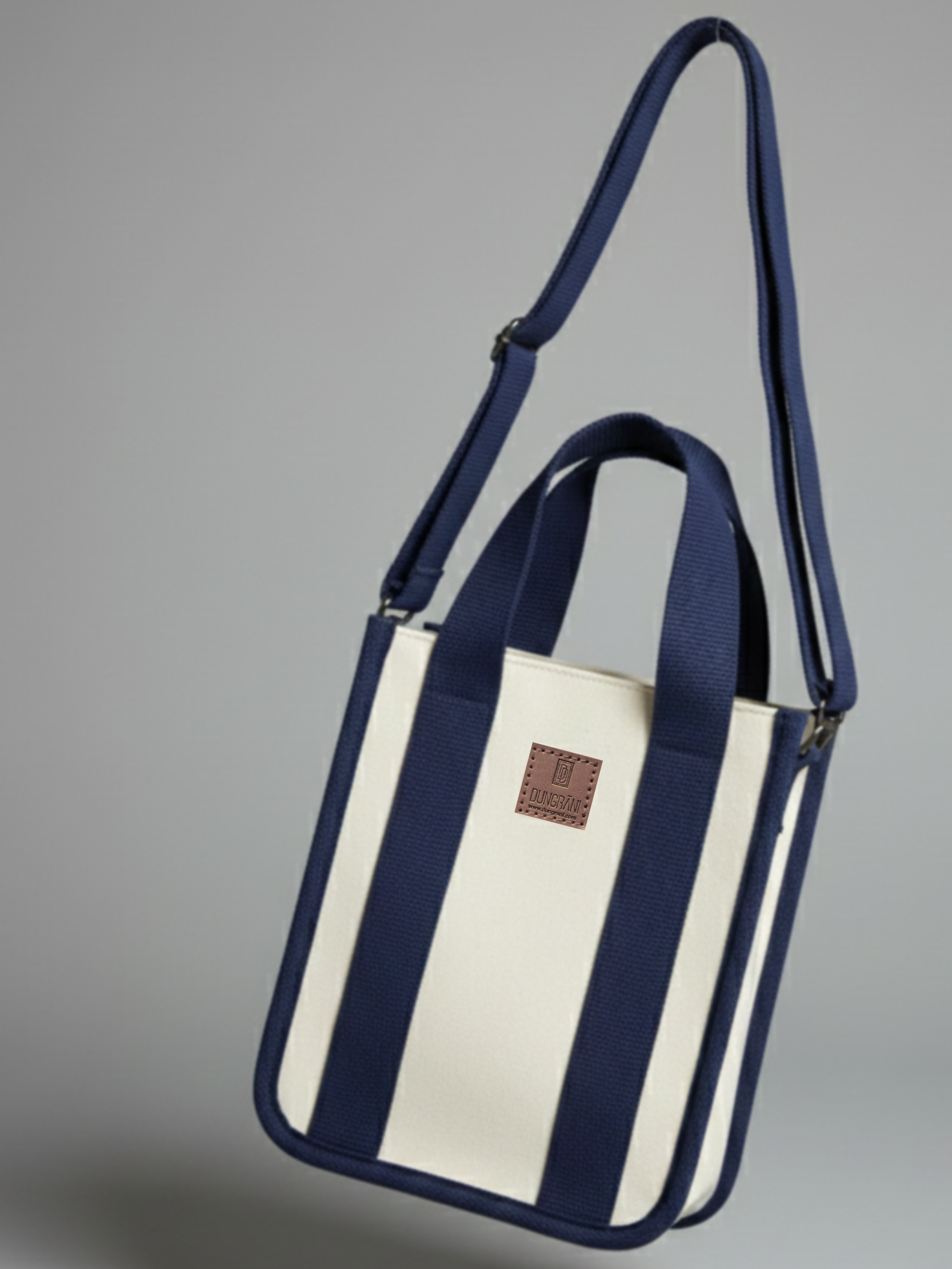 NATURAL BEIGE MINI CLASSIC CANVAS TOTE BAG