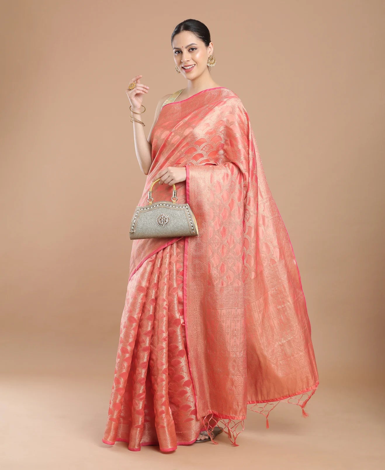 DAMASK SILK SAREE