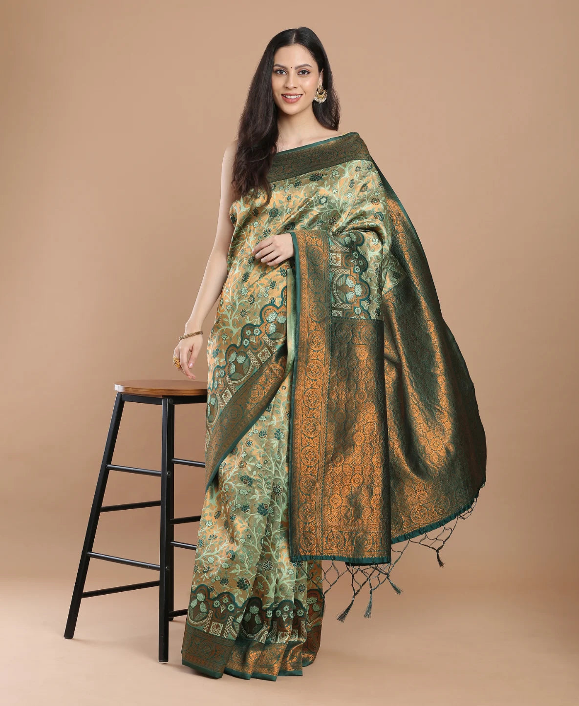 MERRY GOLD SILK SAREE