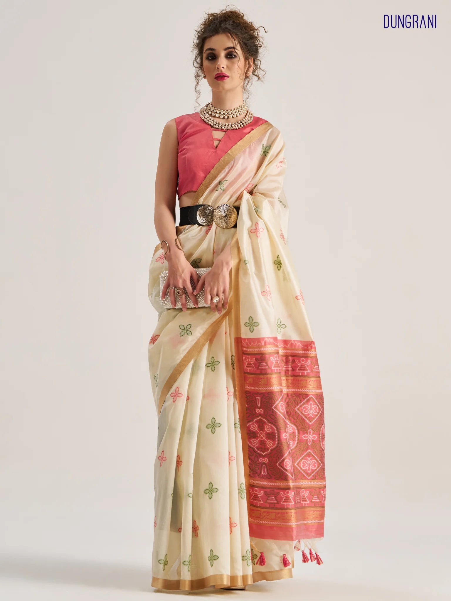 BANDHEJ SILK SAREE