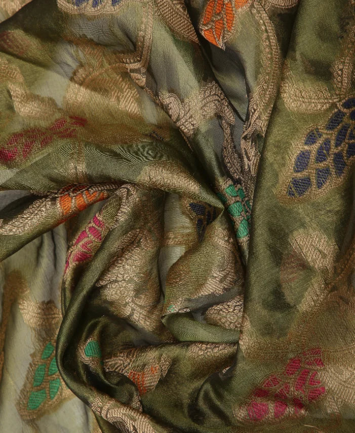 MEHANDI SILK MORNI SAREE