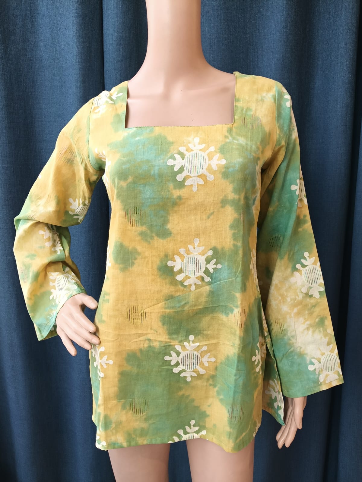 DUNGRANI HANDCRAFTED PISTA CC COIN BATIK DRESS