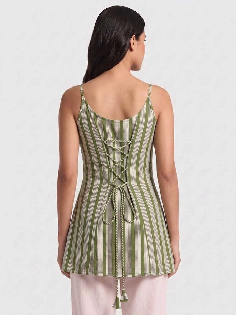 DUNGRANI HANDCRAFTED GREEN CC COIN 2 IN 1 BATIK DRESS