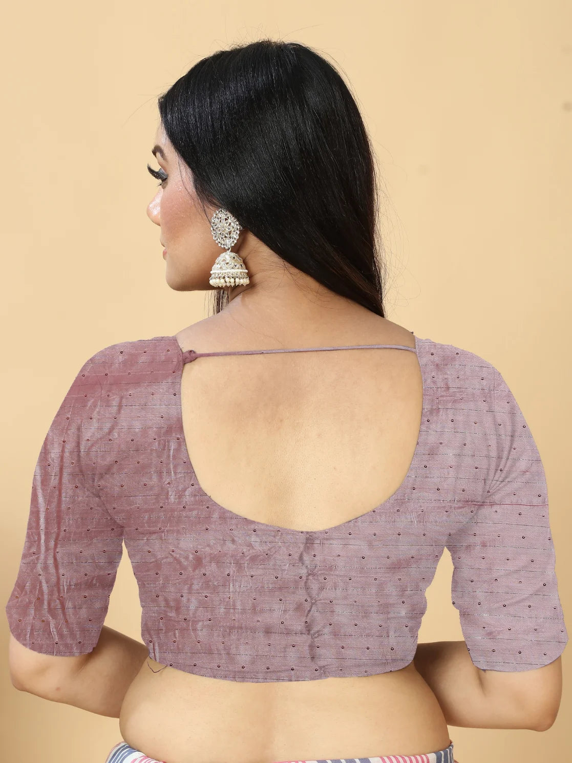 LILAC SHADE VISCOSE MUL FIGARO SAREE