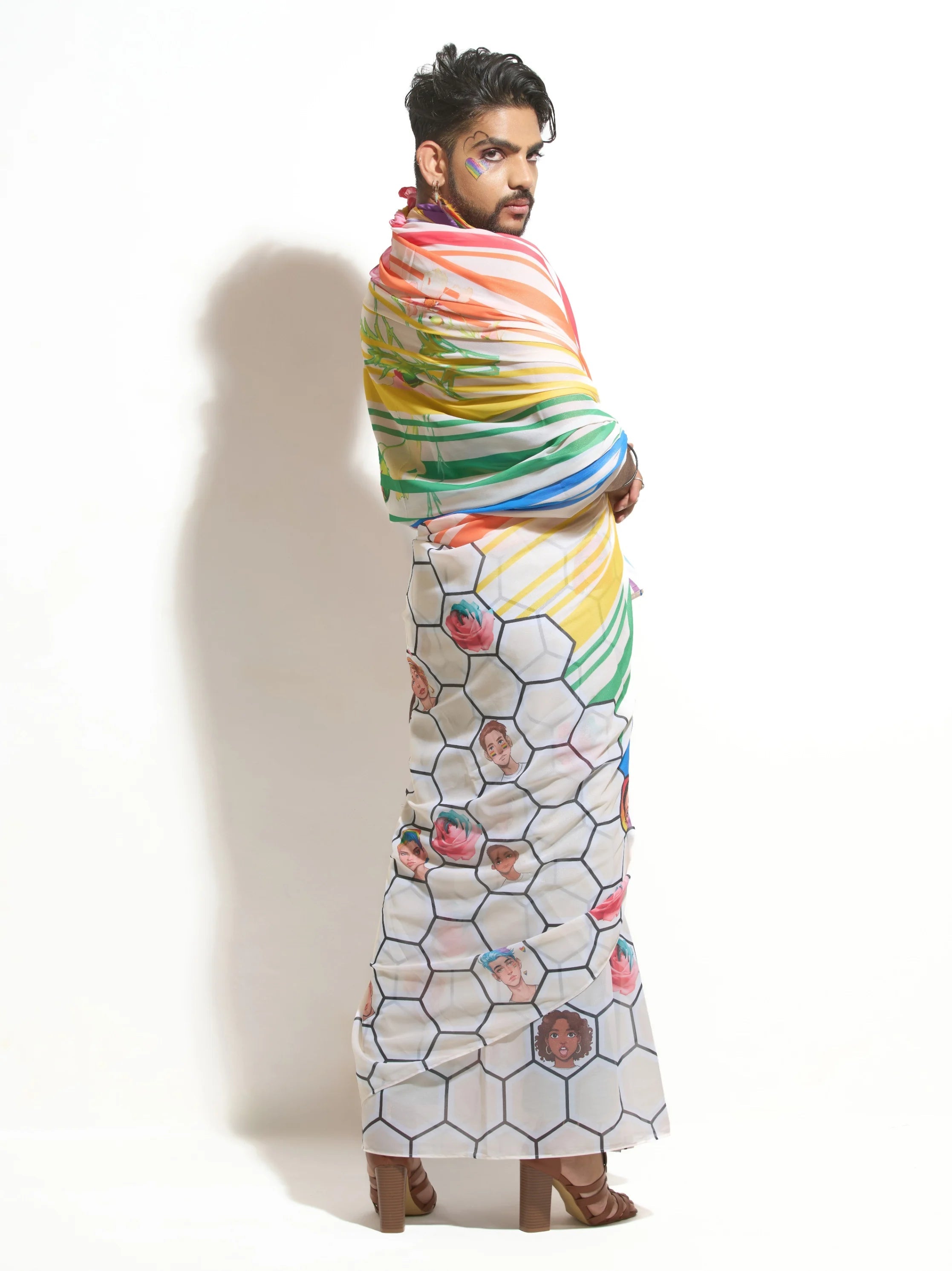 FLOWERS OF PRIDE SAREE