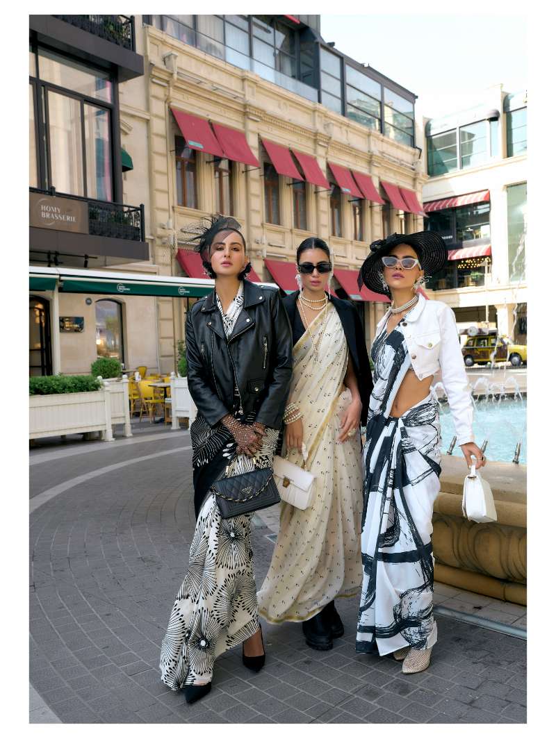 OFF-WHITE VISCOSE MUL LIVA POPPY SAREE