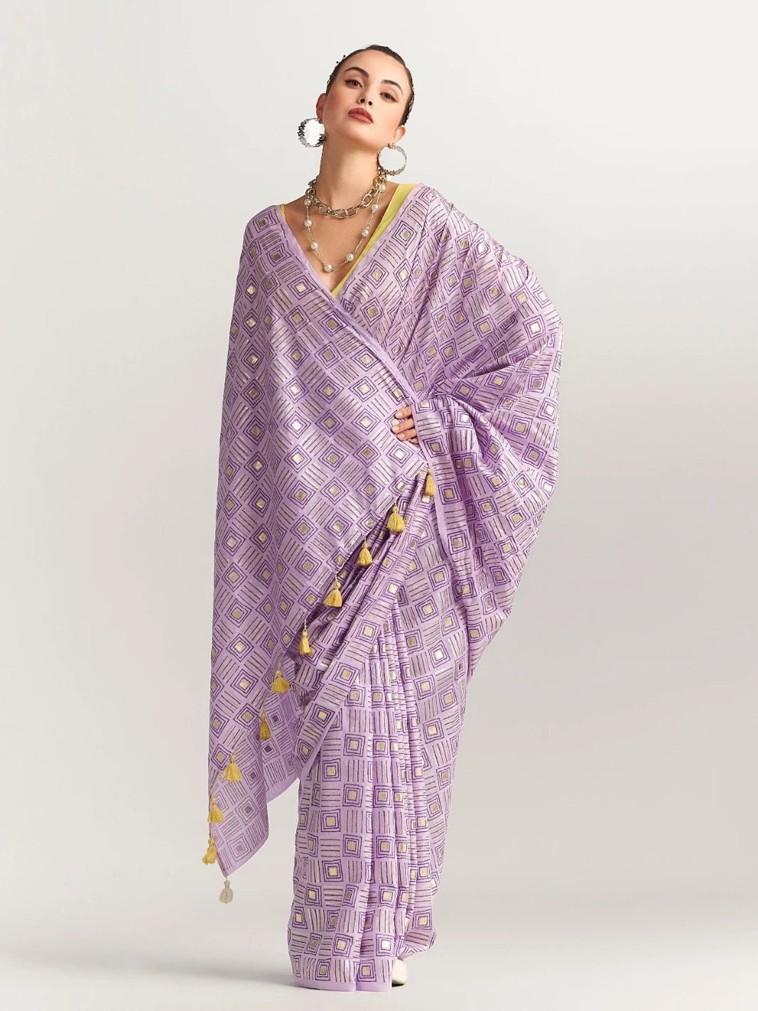 PERI PERI CHECKS SAREE