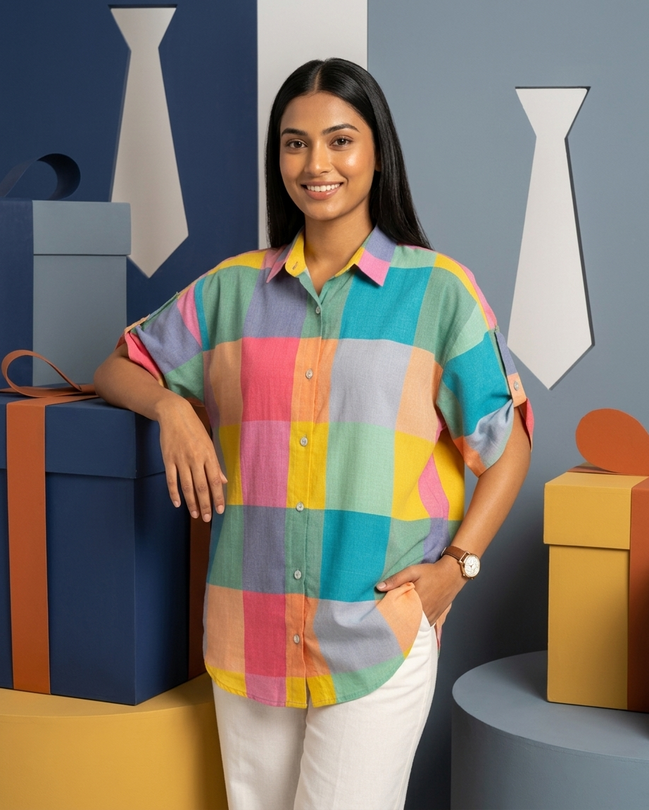 MULMUL COTTON MADRAS CHECKS SHIRT