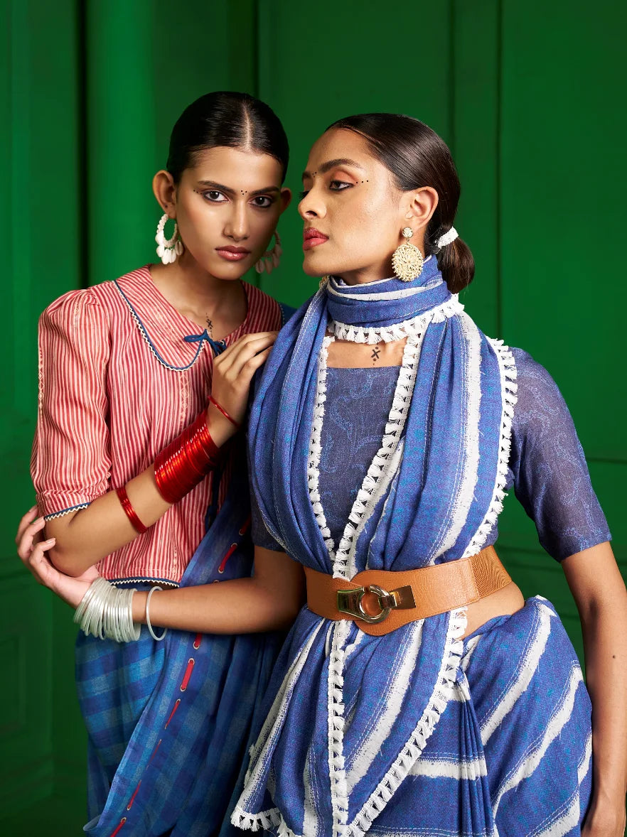 SELVEDGE SAGA DENIM SAREE