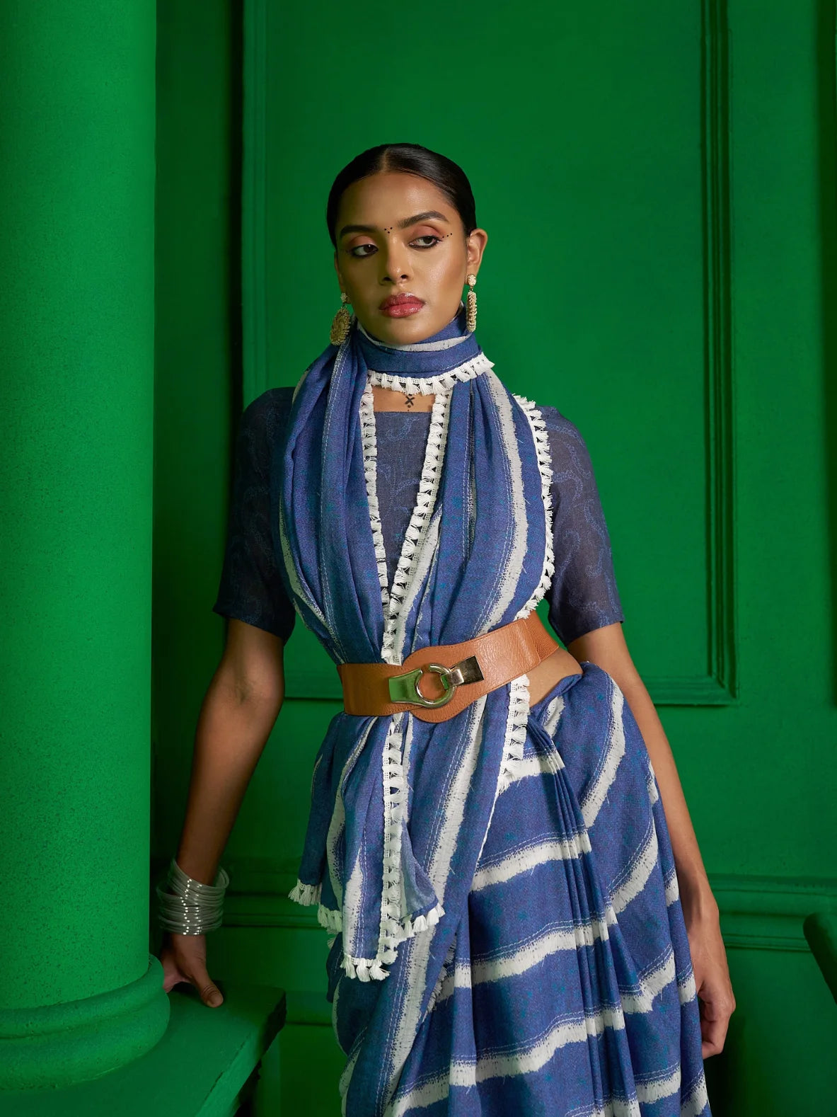 SELVEDGE SAGA DENIM SAREE