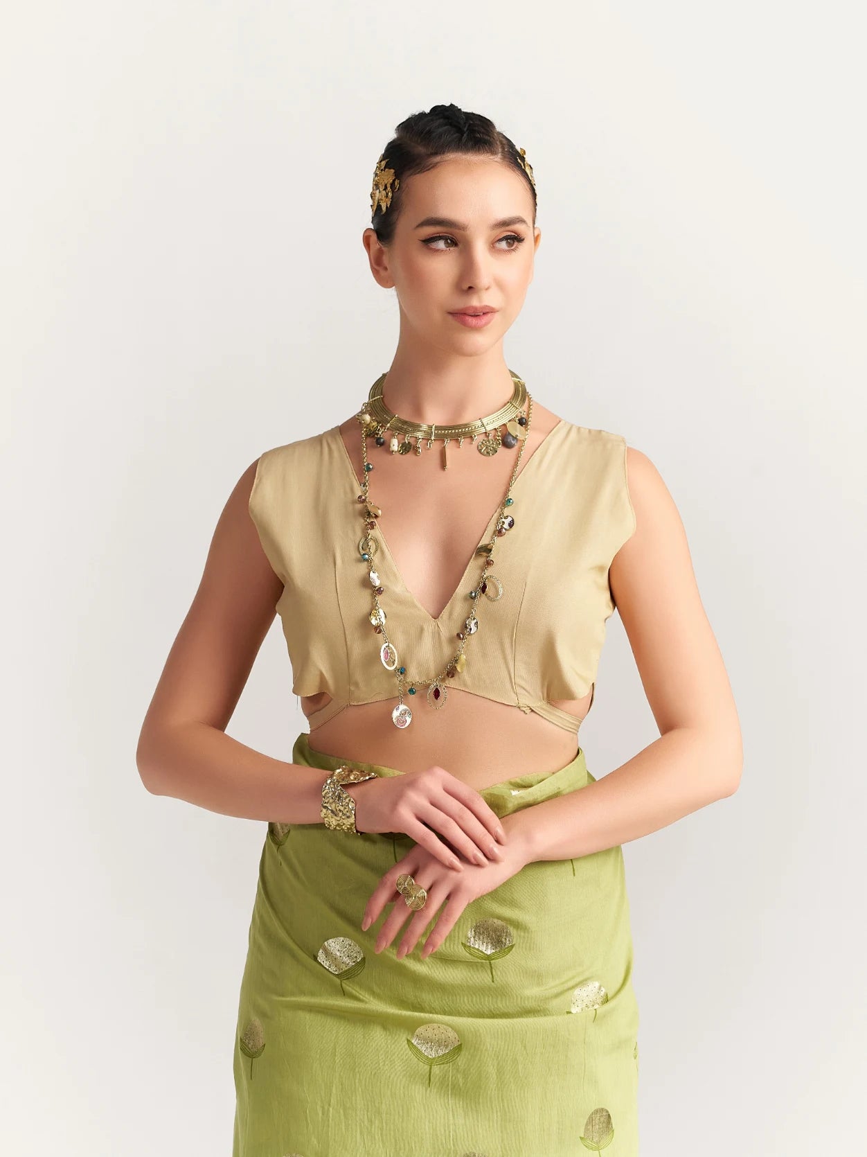 PERI PERI NUT SAREE WITH BLOUSE