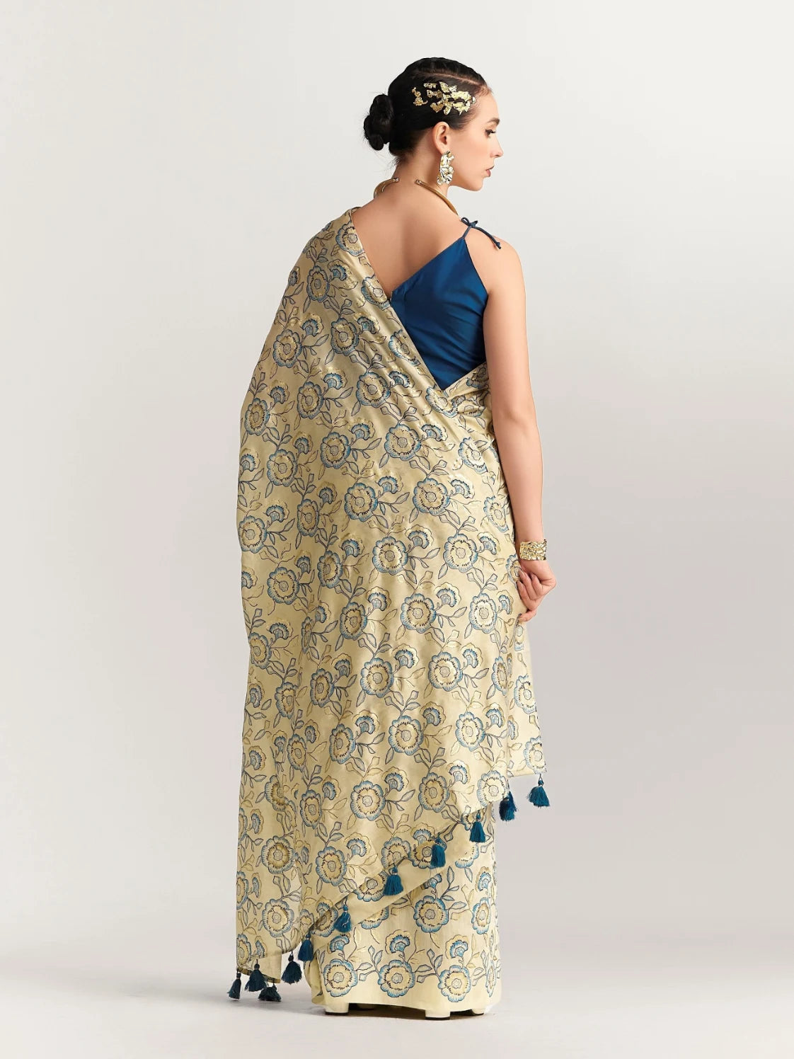 PERI PERI ROSE SAREE WITH BLOUSE