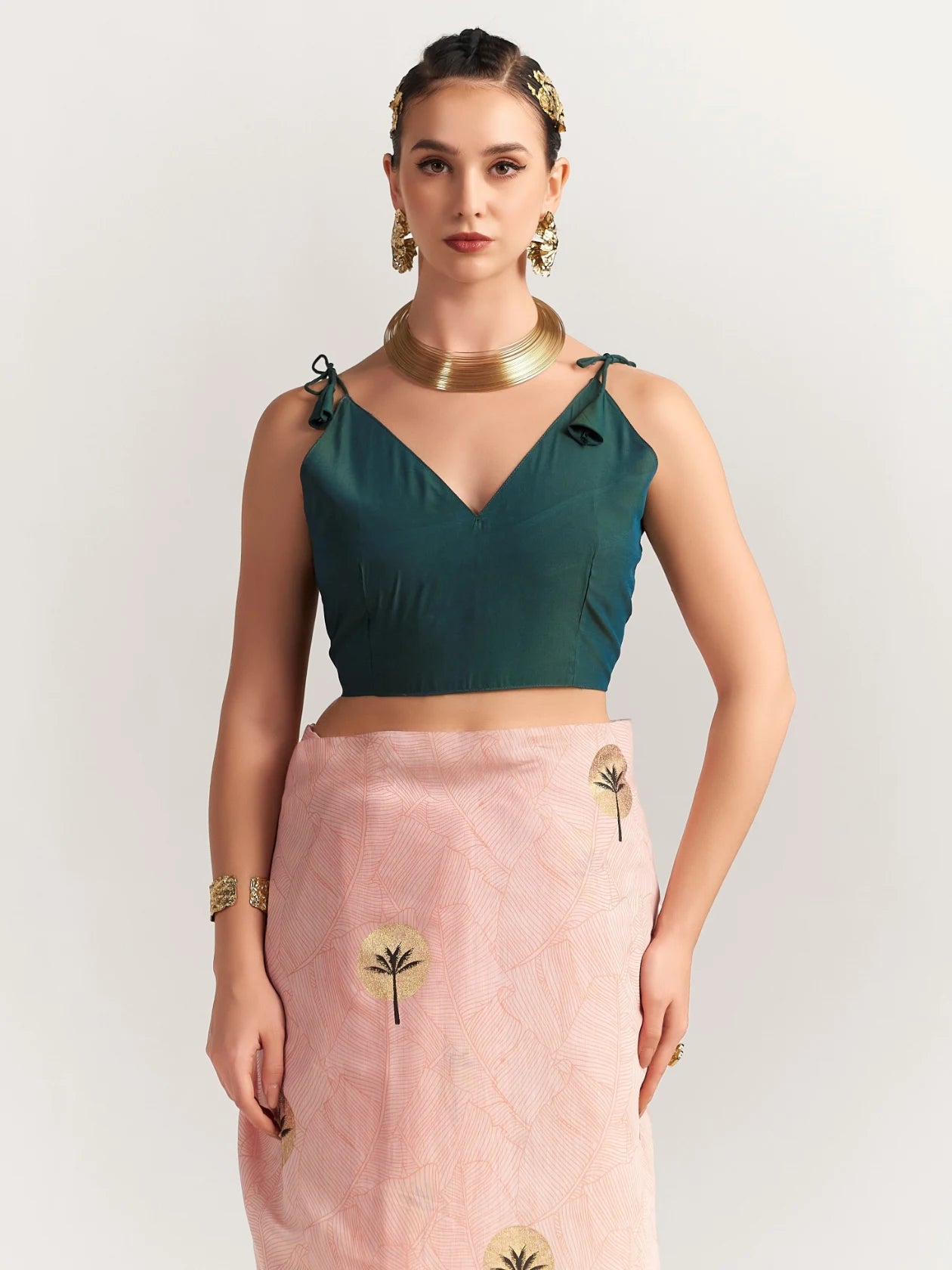 PERI PERI COCONUT SAREE WITH BLOUSE