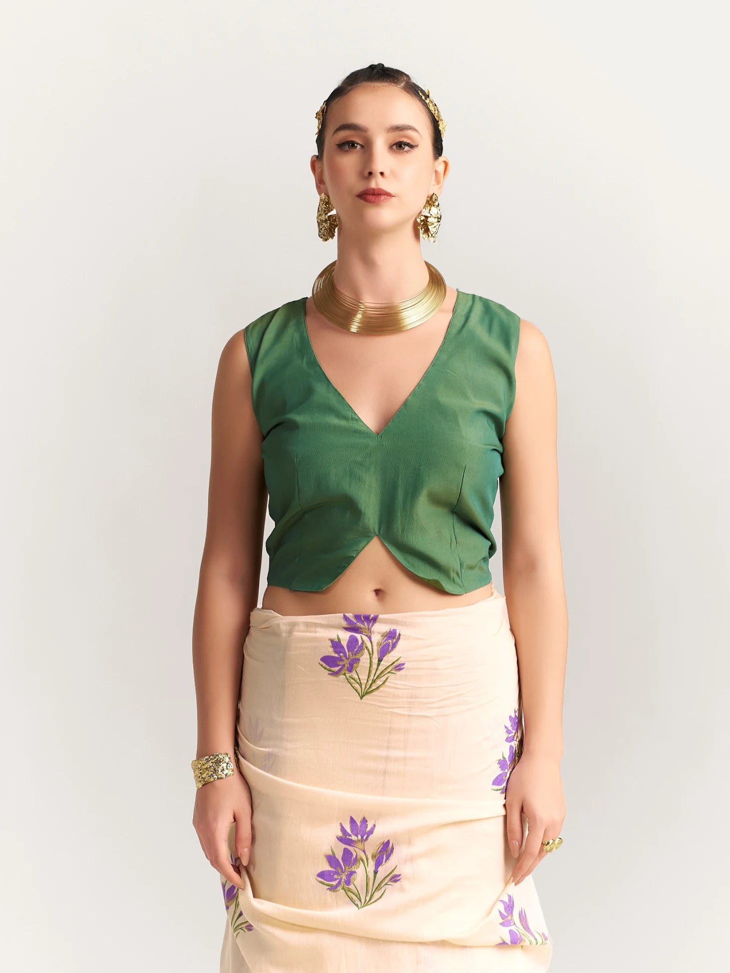 PERI PERI TULIP SAREE WITH BLOUSE