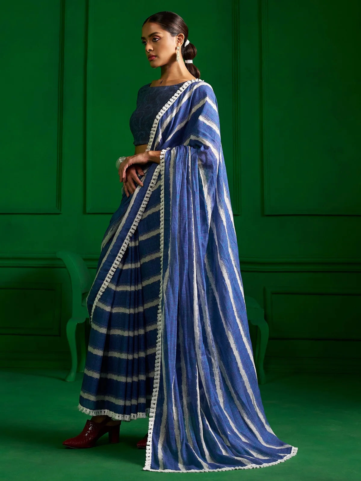 SELVEDGE SAGA DENIM SAREE
