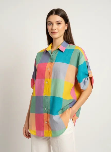 VISCOSE MUL MADRAS CHECKS SHIRT