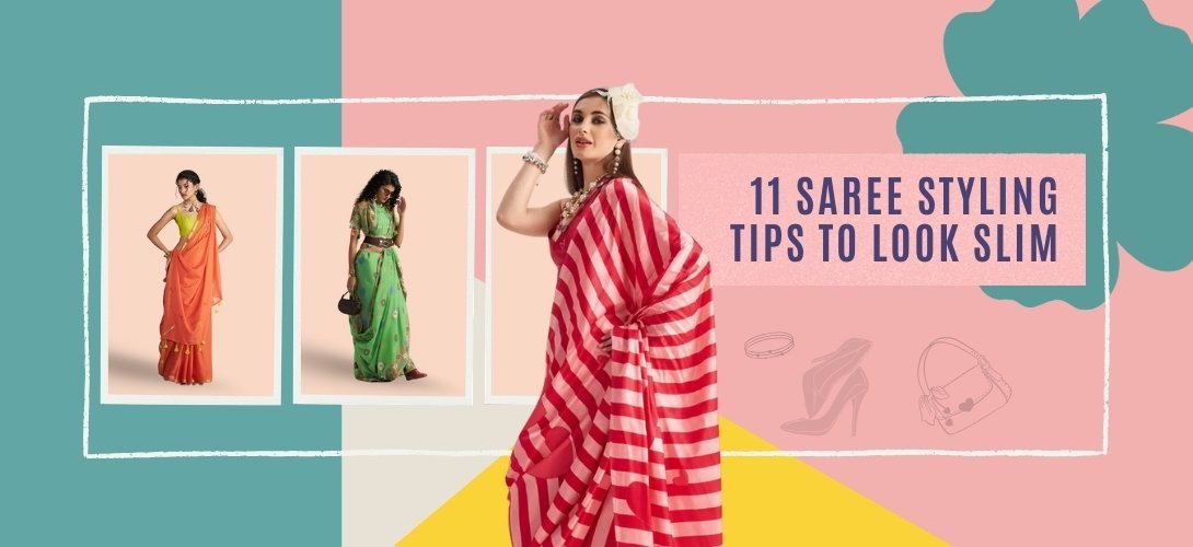 How to Look Slim in Saree