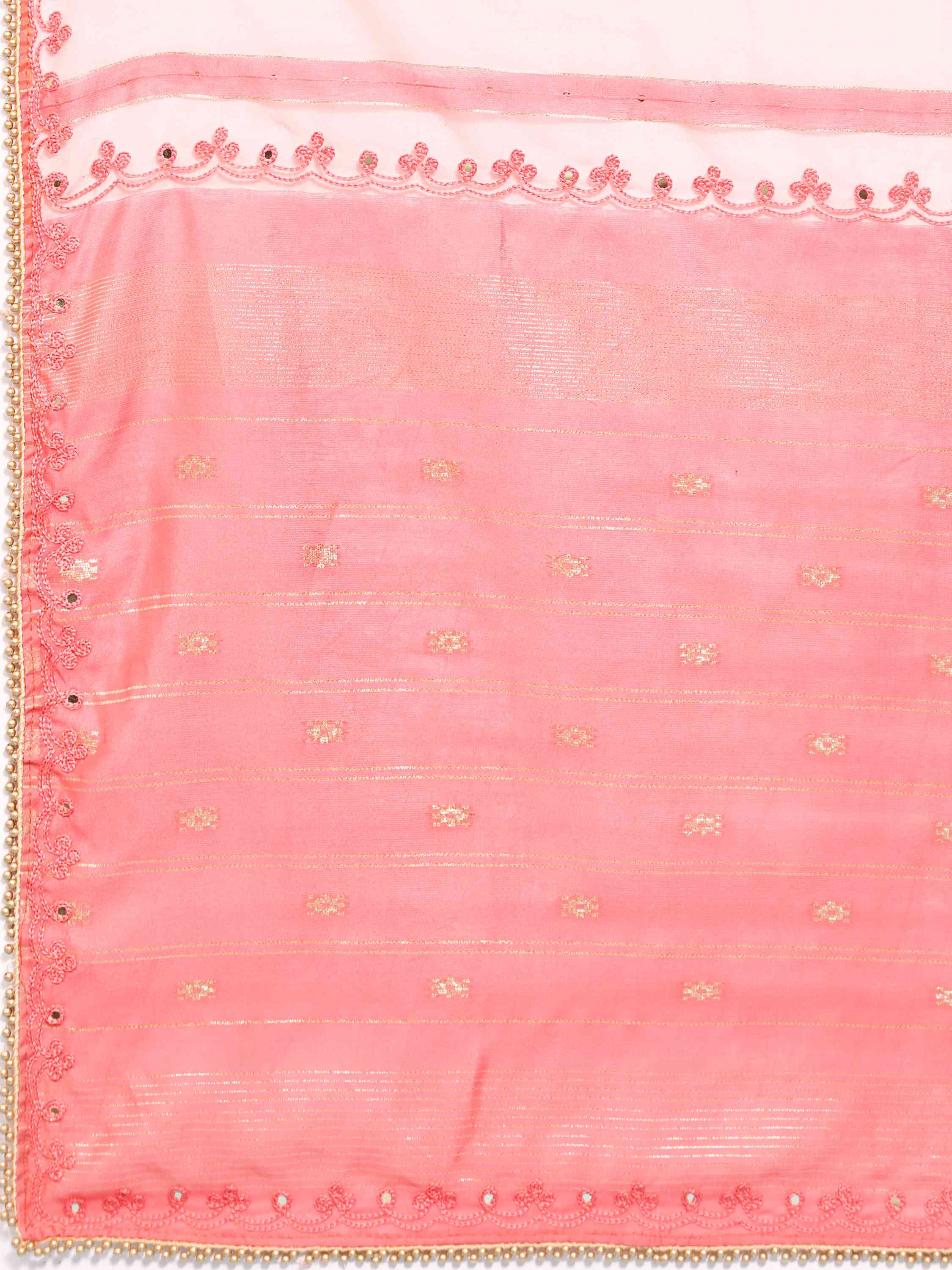 PINK FEEZY FIGARO LIVA SILK SAREE