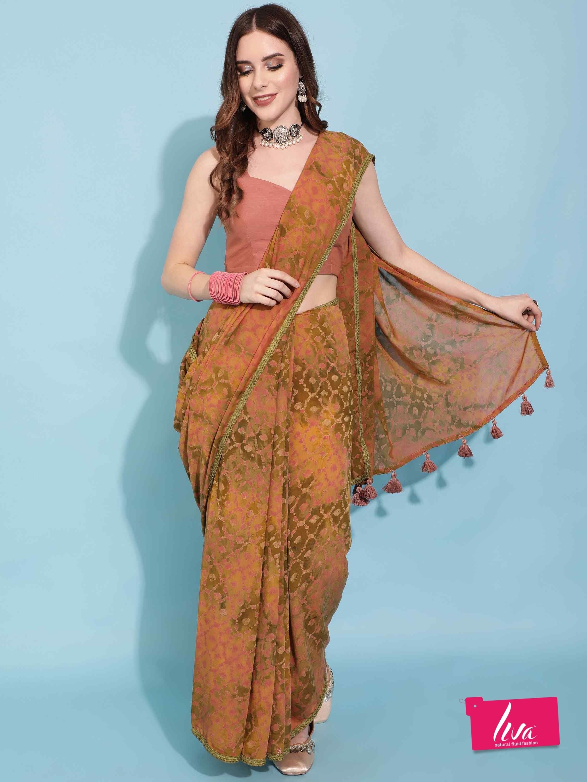 MEHND CIARA MODAL BATIK LIVA SAREE