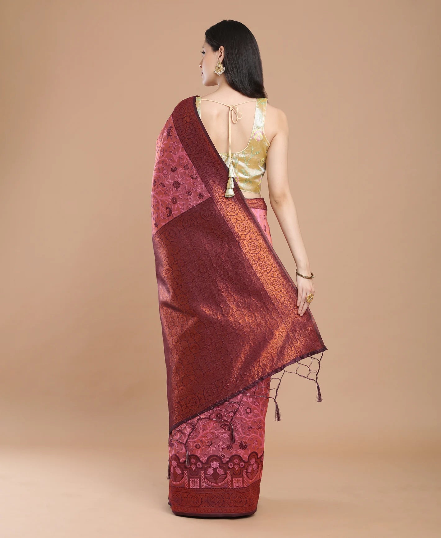 MERRY GOLD SILK SAREE