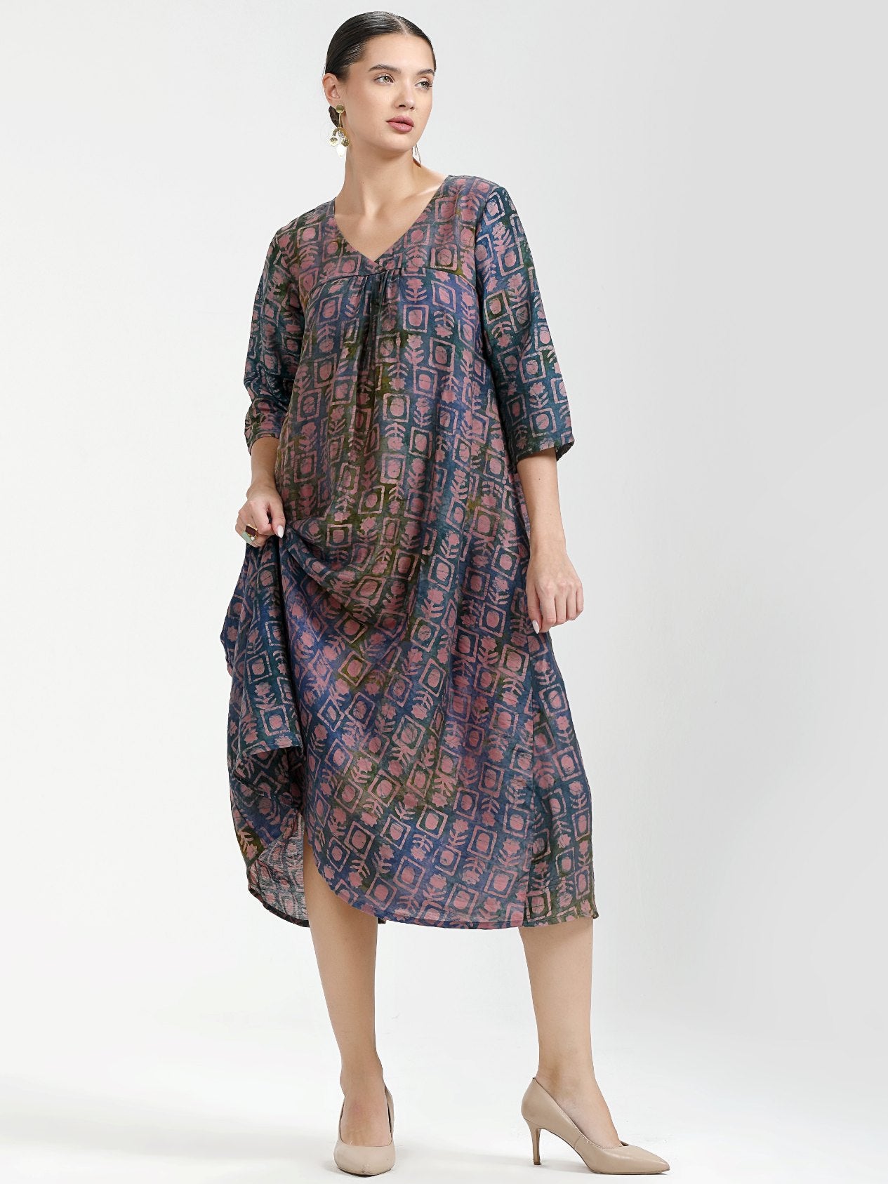 PERI PERI PURPLE BATIK KURTI