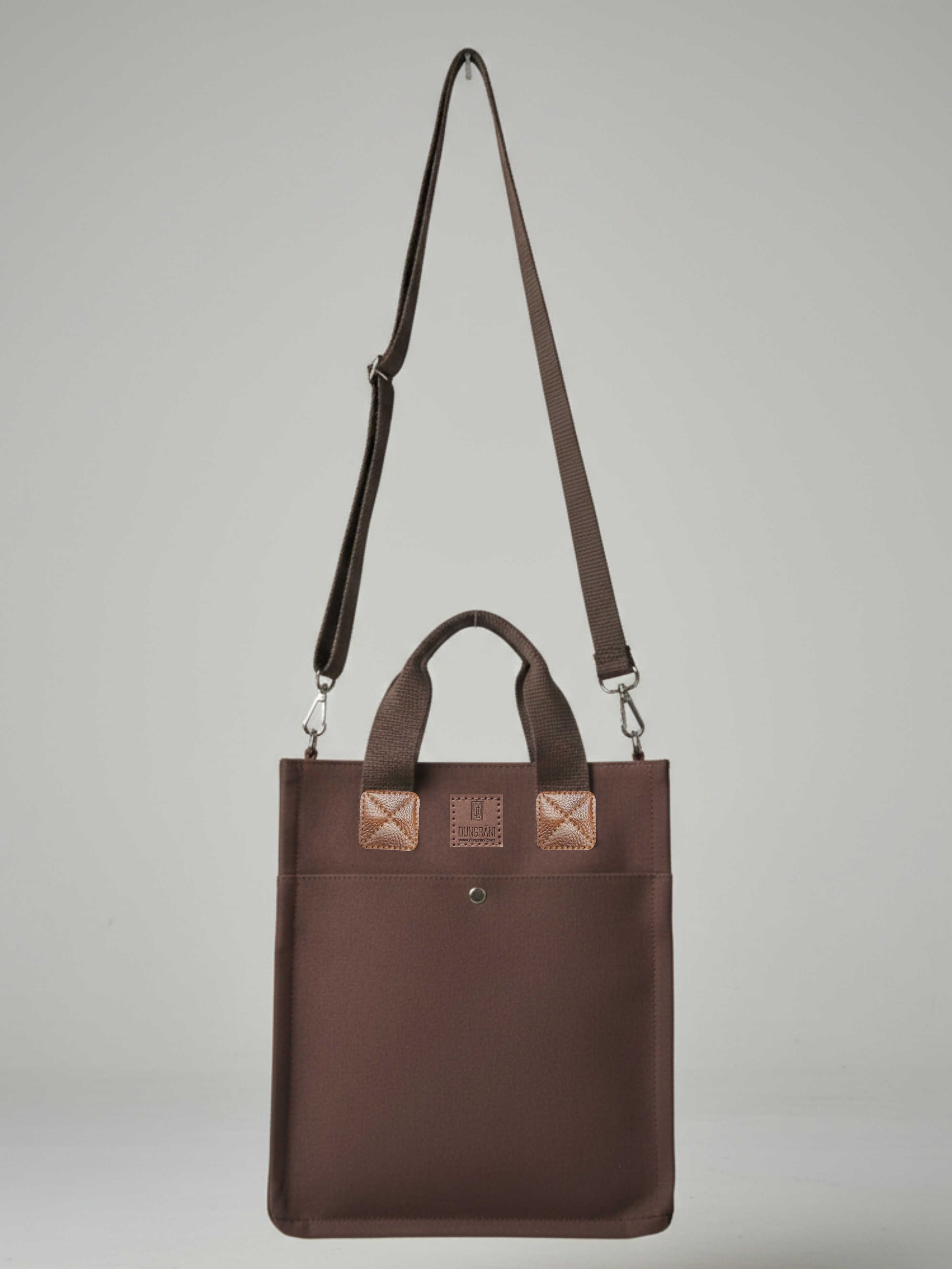 BROWN UNISEX CLASSIC CANVAS BAG