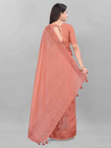 FEEZY LINEN SAREE WITH BLOUSE