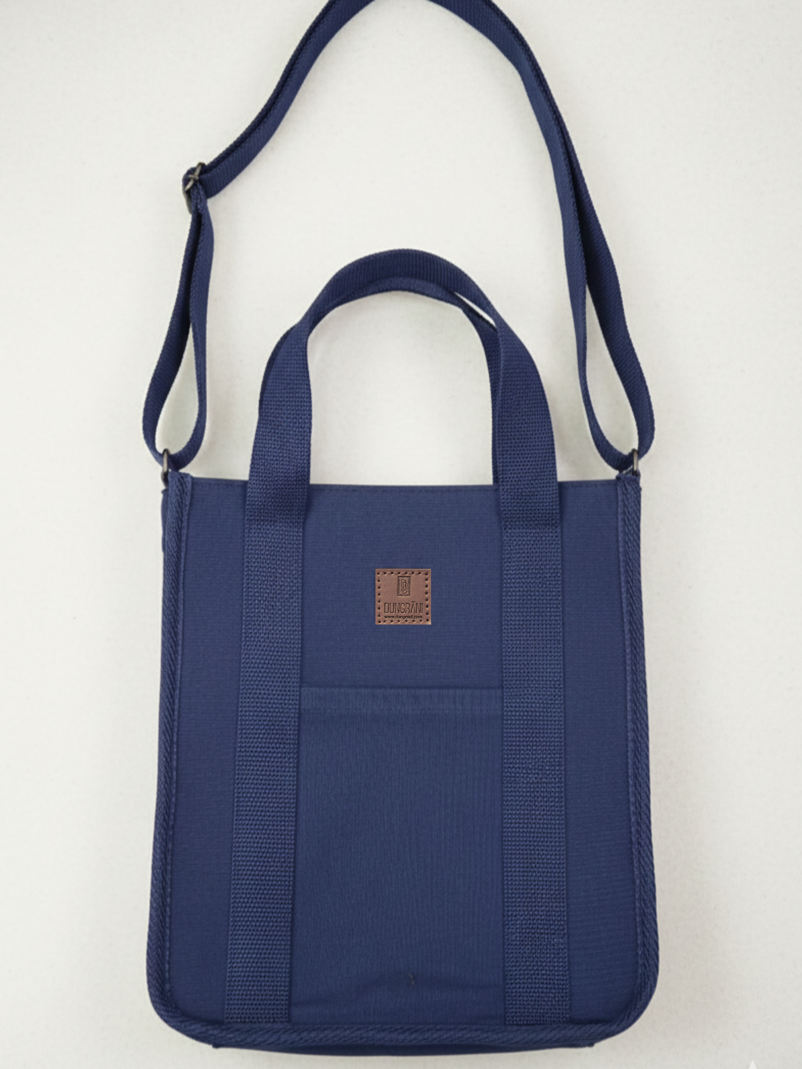 NAVY BLUE LARGE CLASSIC CANVAS TOTE BAG