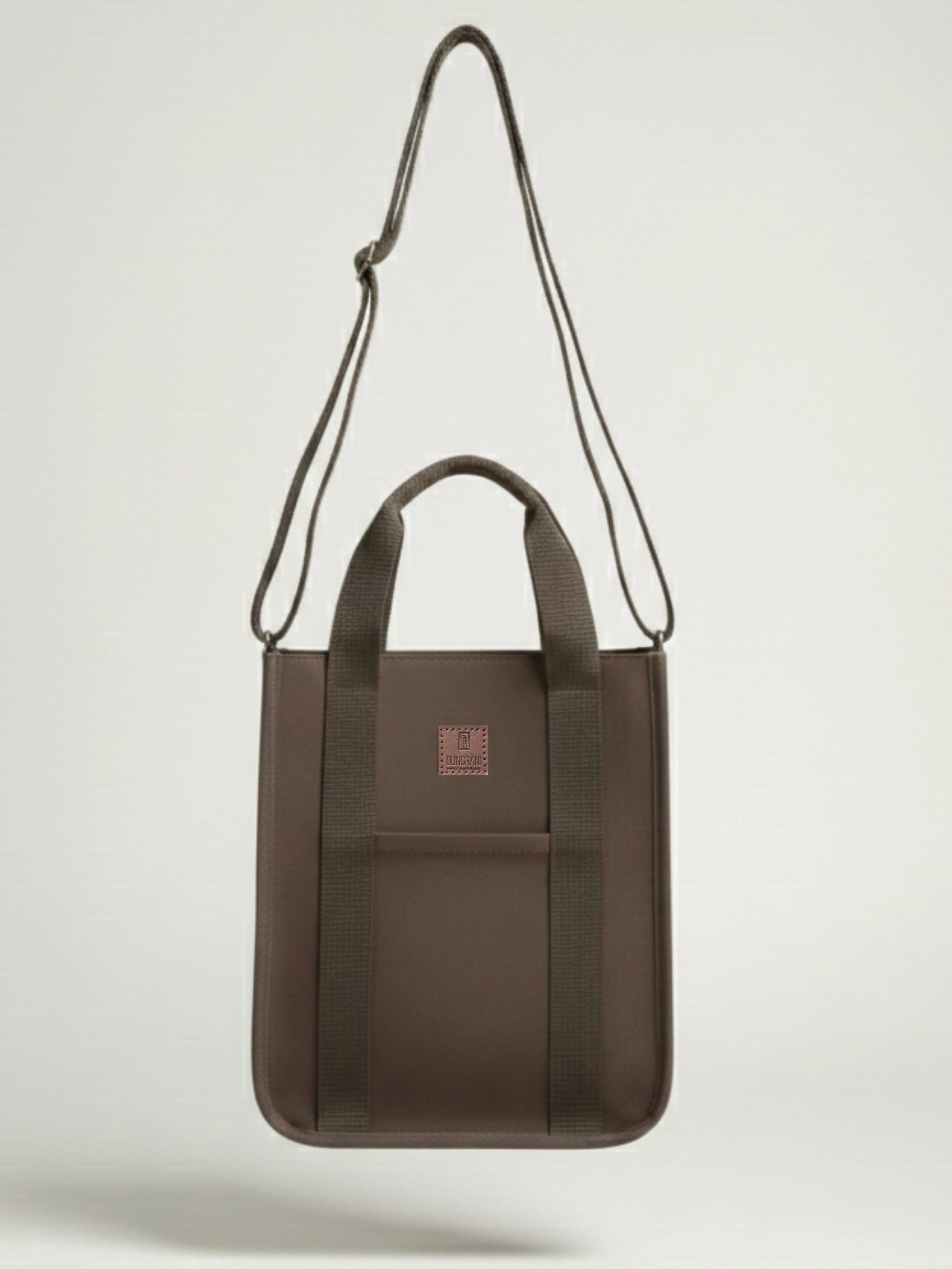 BROWN LARGE CLASSIC CANVAS TOTE BAG