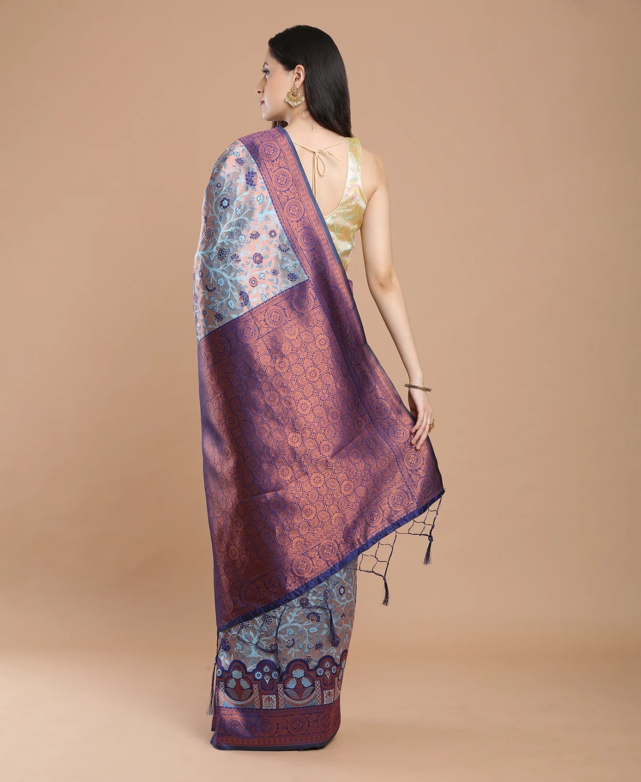 MERRY GOLD SILK SAREE