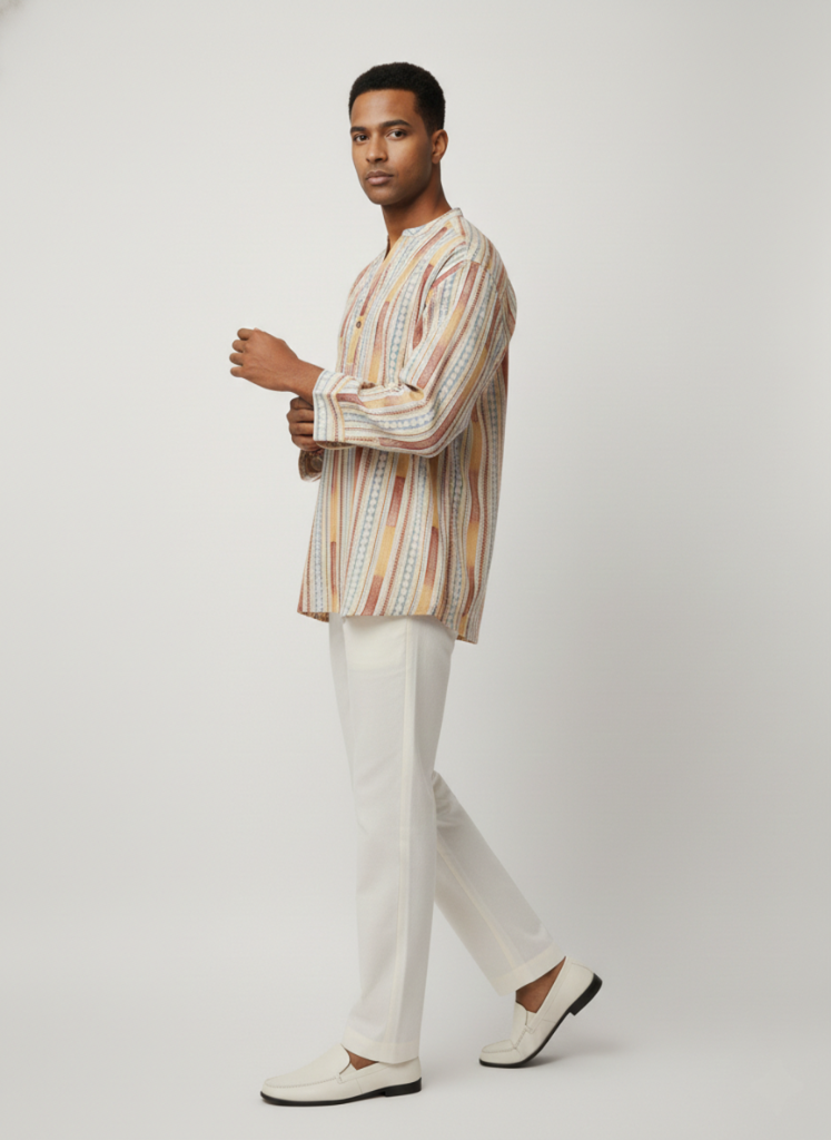 C.C CHAIN BATIK MULTI COLOR MENS SHIRT