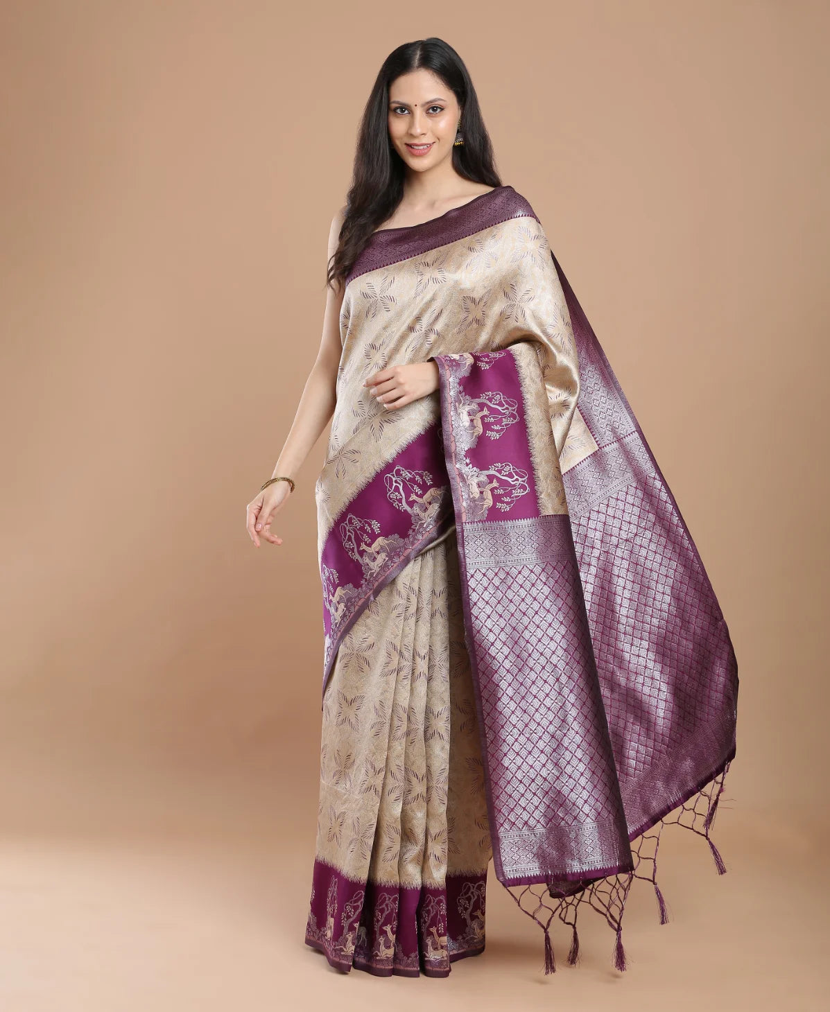 HIRAN SILK SAREE