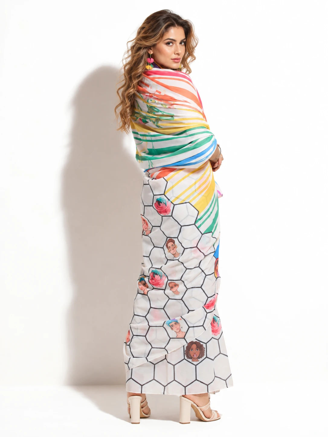 FLOWERS OF PRIDE SAREE