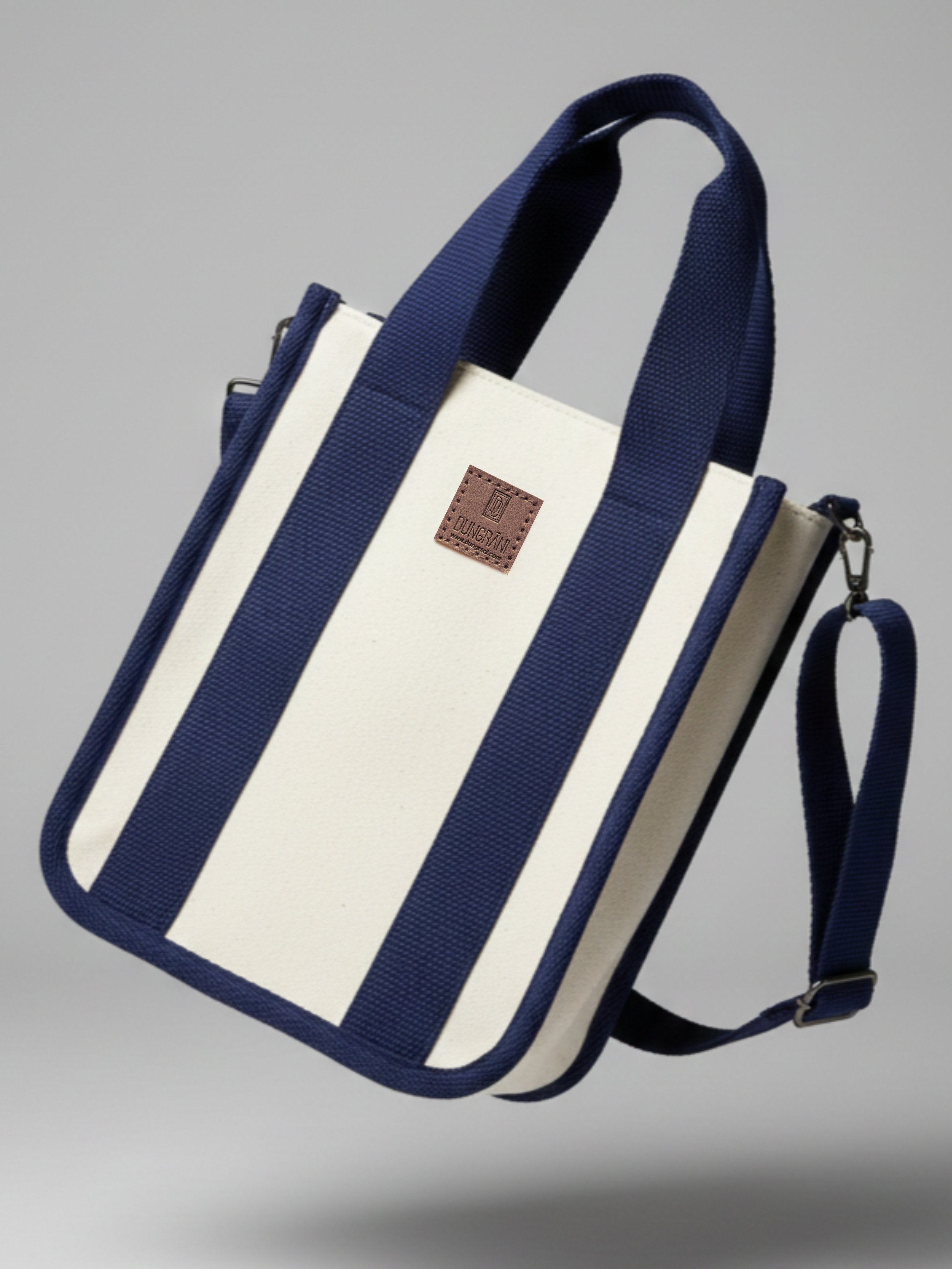 NATURAL BEIGE MINI CLASSIC CANVAS TOTE BAG