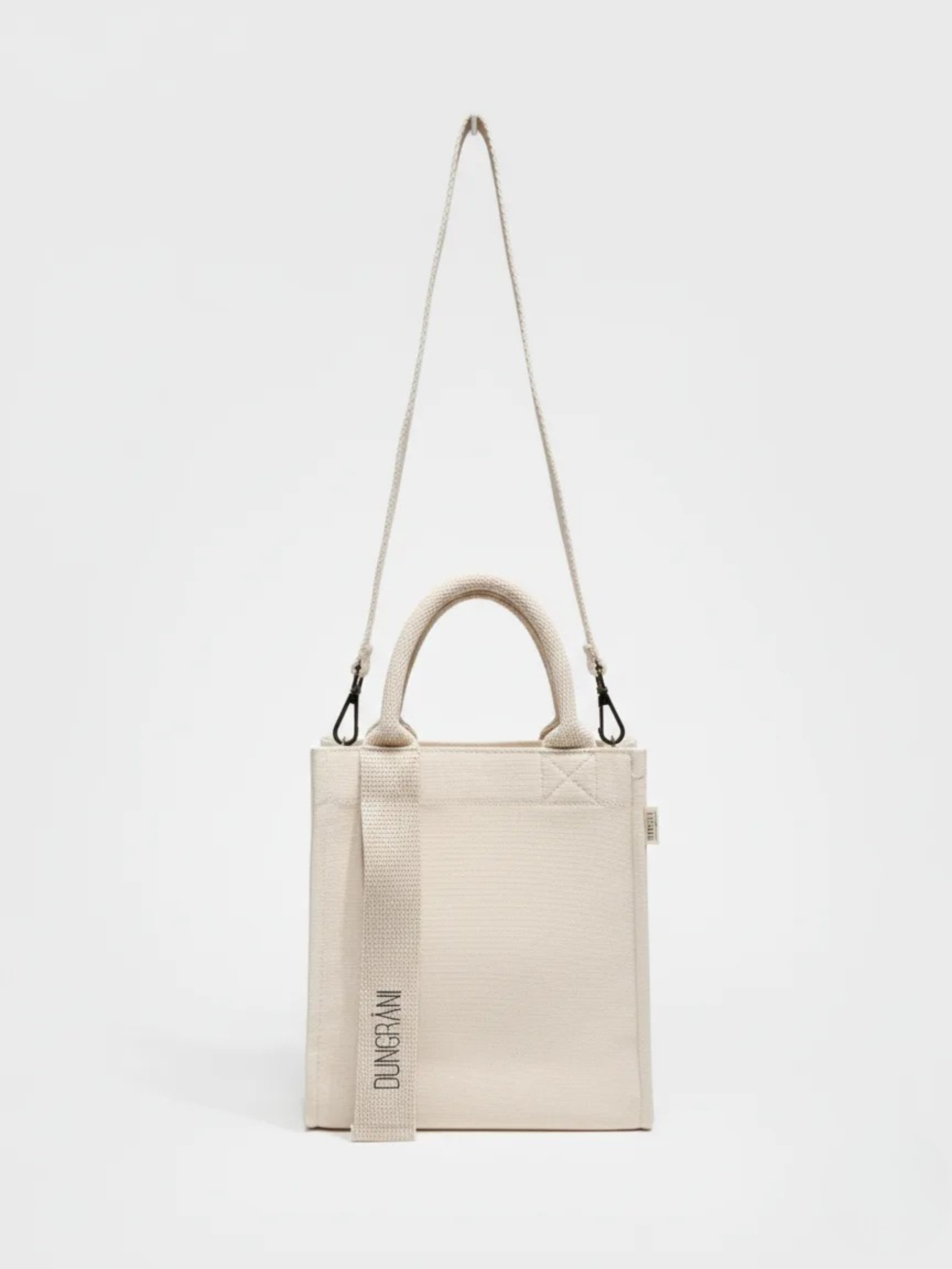 NATURAL BEIGE MINI SQUAR TOTE BAG